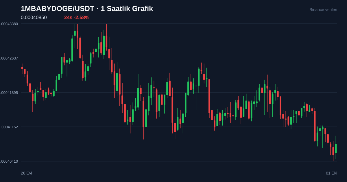 1MBABYDOGE/USDT 1 saatlik statik fiyat grafiği
