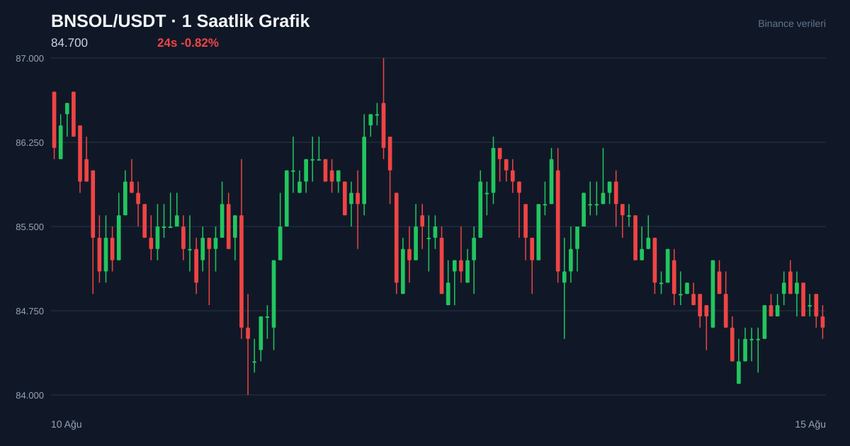 BNSOL/USDT 1 saatlik statik fiyat grafiği