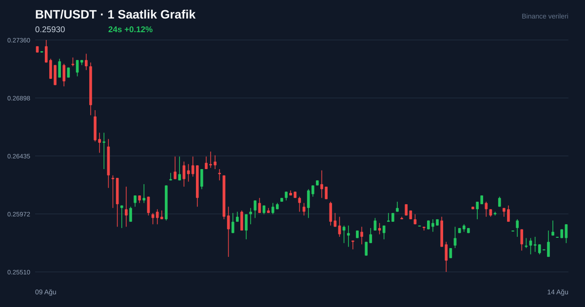 BNT/USDT 1 saatlik statik fiyat grafiği