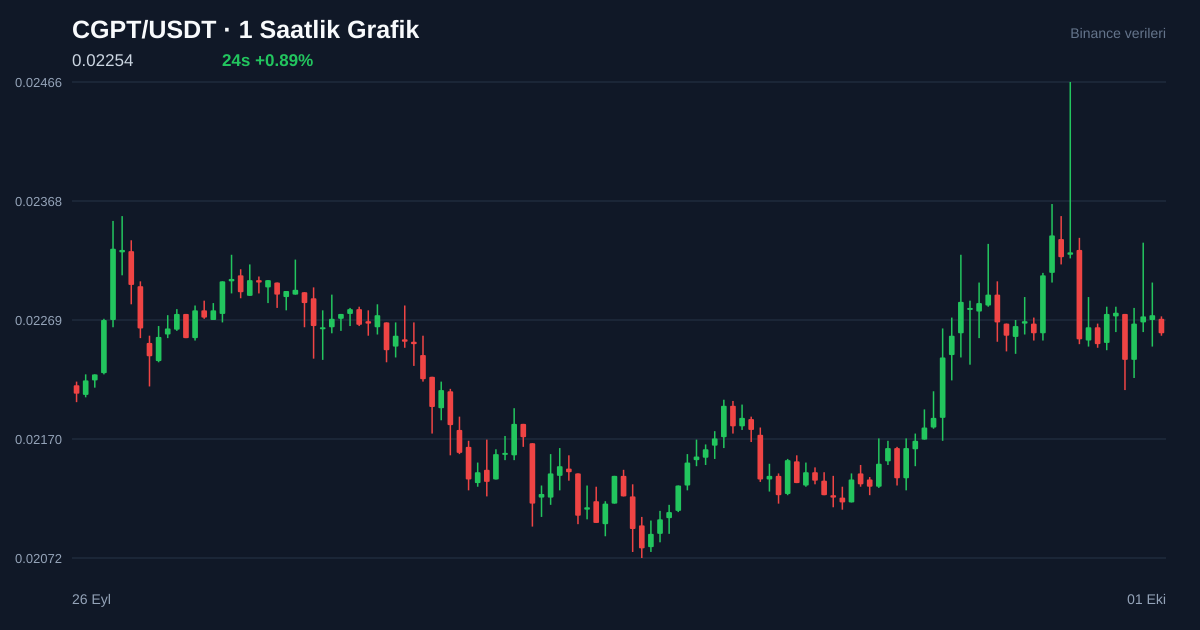 CGPT/USDT 1 saatlik statik fiyat grafiği