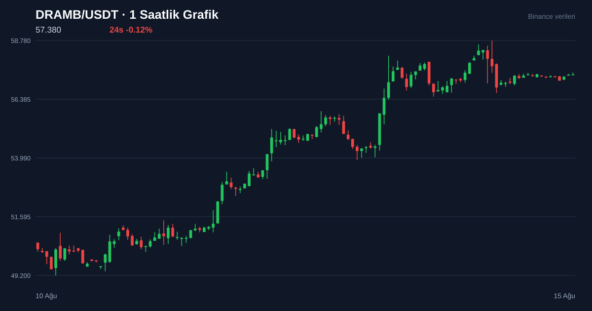 DRAMB/USDT 1 saatlik statik fiyat grafiği
