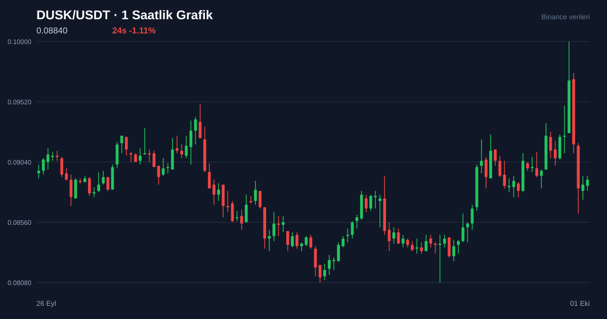 DUSK/USDT 1 saatlik statik fiyat grafiği