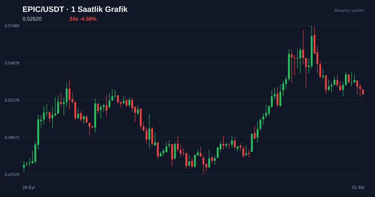EPIC/USDT 1 saatlik statik fiyat grafiği