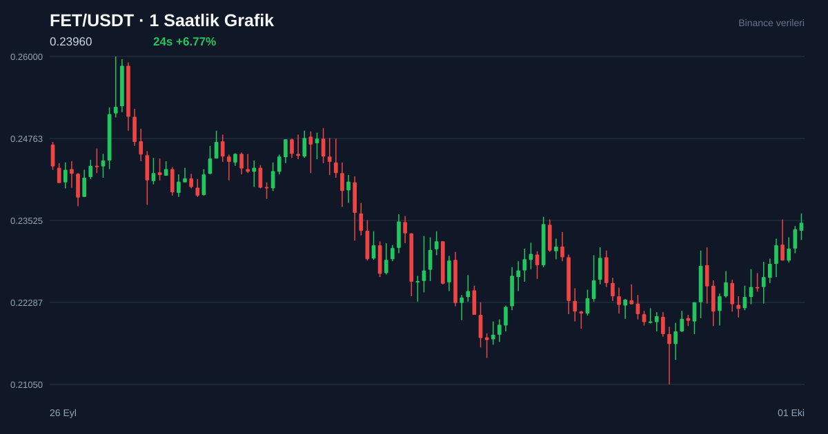 FET/USDT 1 saatlik statik fiyat grafiği