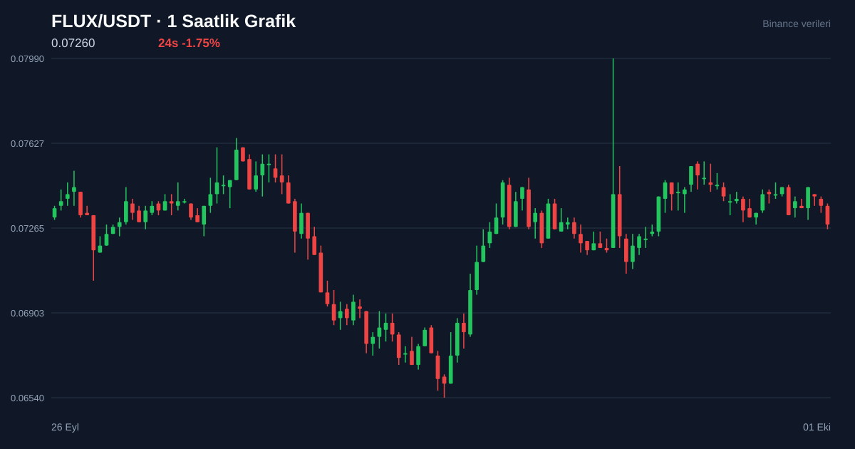 FLUX/USDT 1 saatlik statik fiyat grafiği