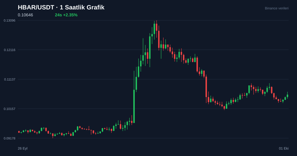 HBAR/USDT 1 saatlik statik fiyat grafiği