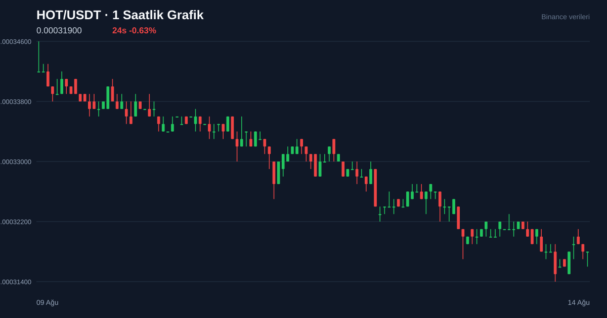 HOT/USDT 1 saatlik statik fiyat grafiği