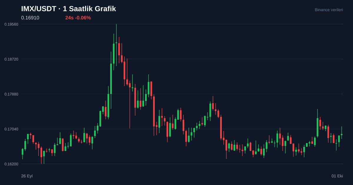 IMX/USDT 1 saatlik statik fiyat grafiği
