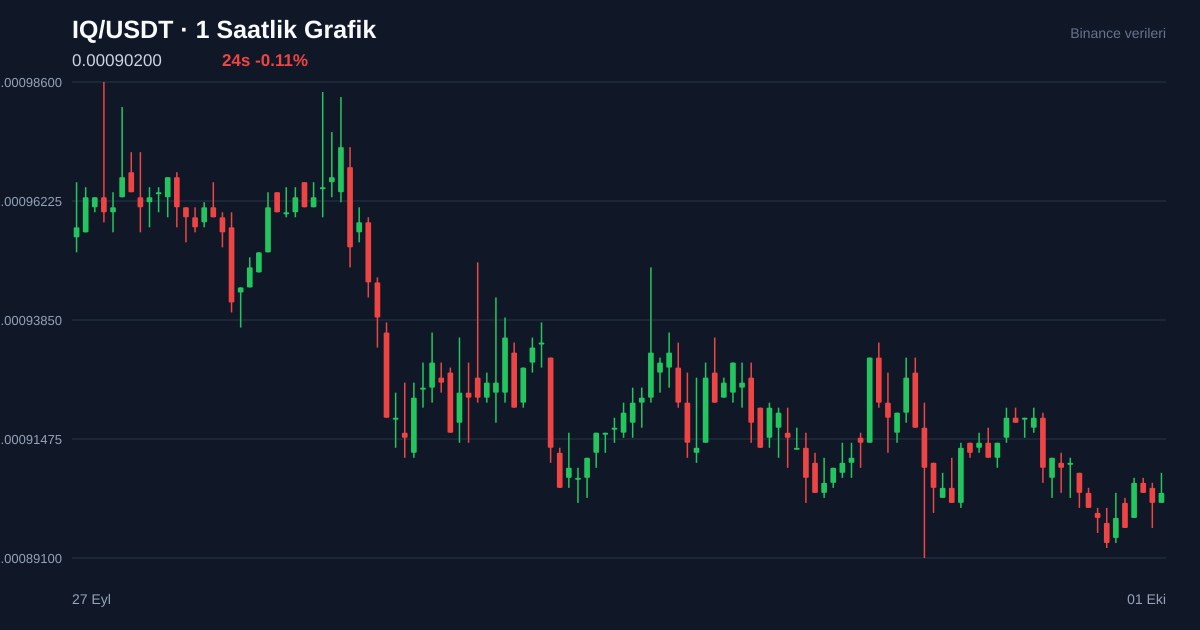 IQ/USDT 1 saatlik statik fiyat grafiği