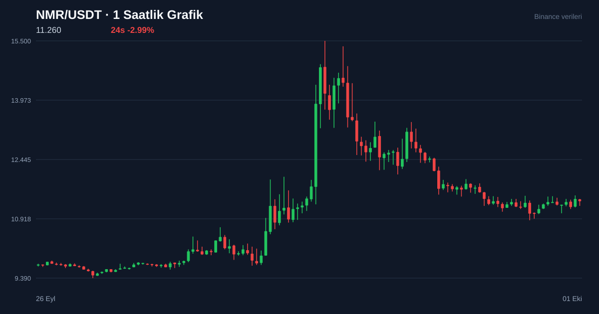 NMR/USDT 1 saatlik statik fiyat grafiği