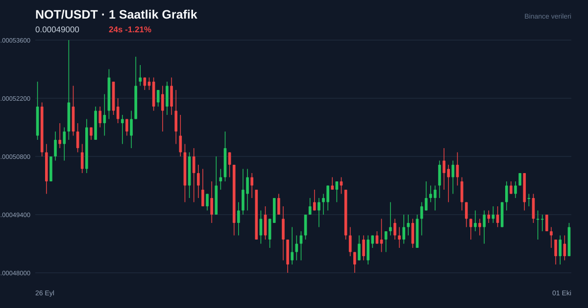 NOT/USDT 1 saatlik statik fiyat grafiği