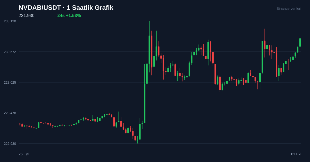 NVDAB/USDT 1 saatlik statik fiyat grafiği