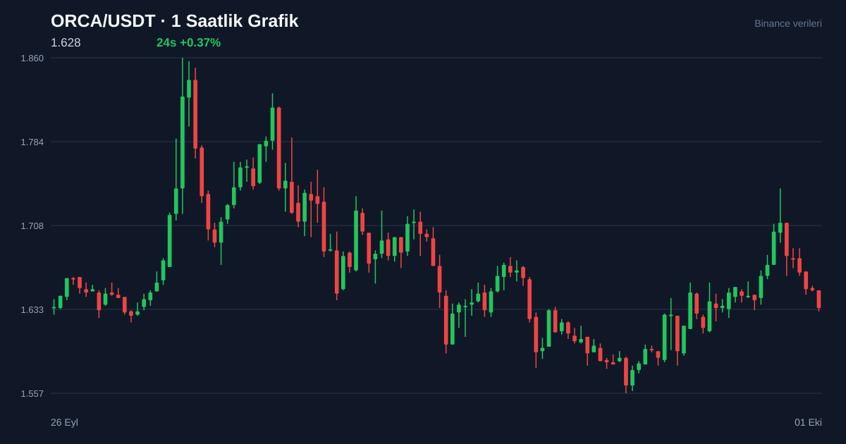 ORCA/USDT 1 saatlik statik fiyat grafiği