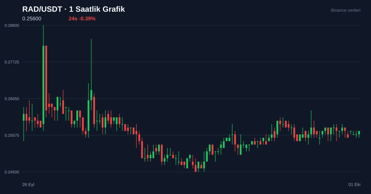 RAD/USDT 1 saatlik statik fiyat grafiği