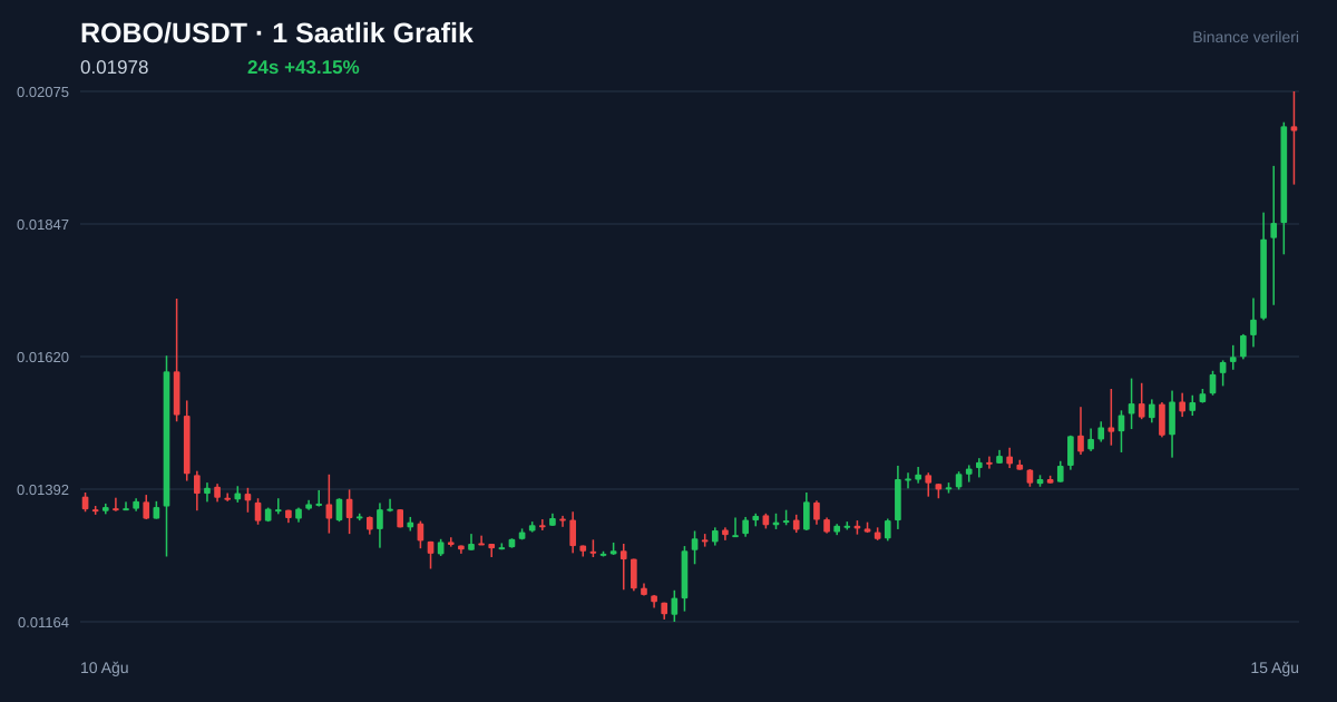 ROBO/USDT 1 saatlik statik fiyat grafiği