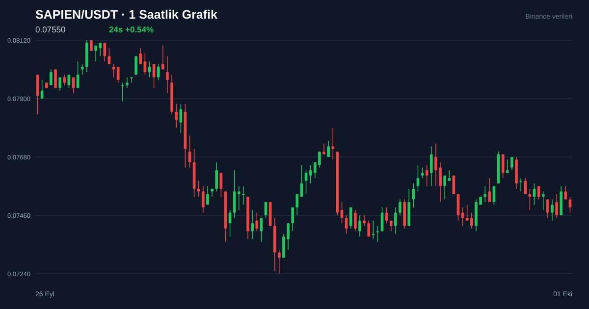SAPIEN/USDT 1 saatlik statik fiyat grafiği