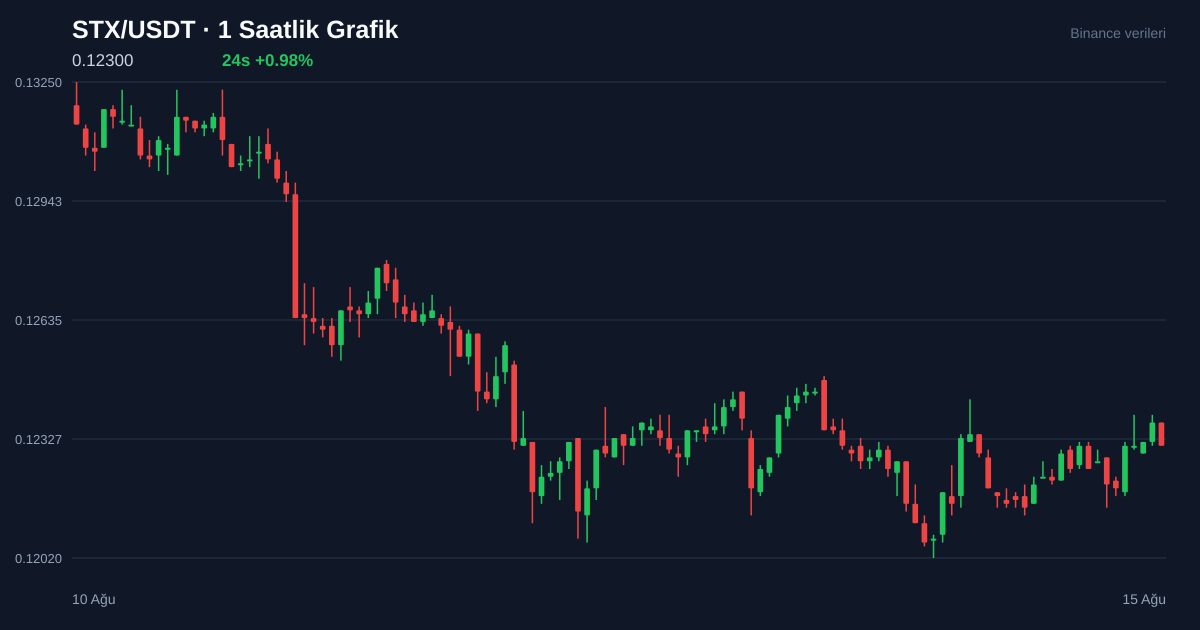 STX/USDT 1 saatlik statik fiyat grafiği