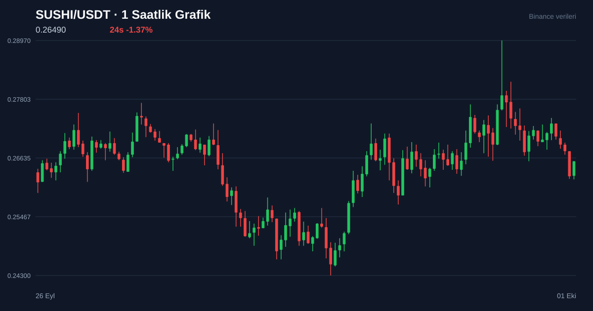 SUSHI/USDT 1 saatlik statik fiyat grafiği