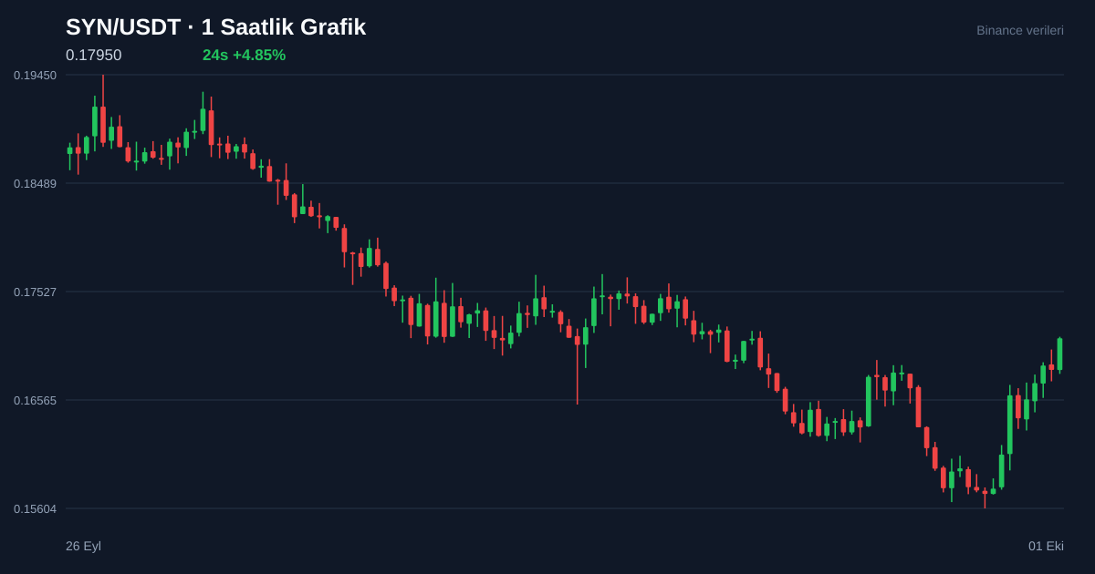 SYN/USDT 1 saatlik statik fiyat grafiği