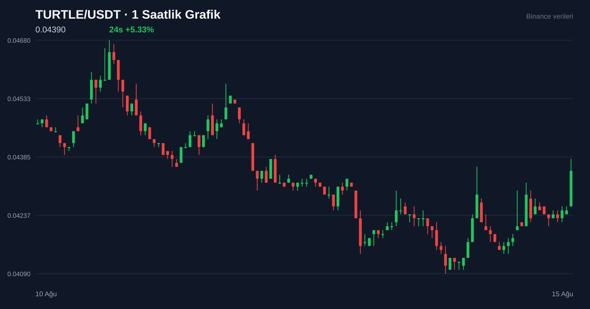 TURTLE/USDT 1 saatlik statik fiyat grafiği