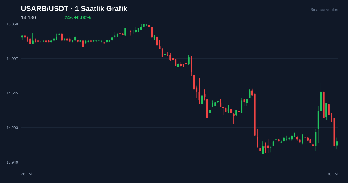 USARB/USDT 1 saatlik statik fiyat grafiği
