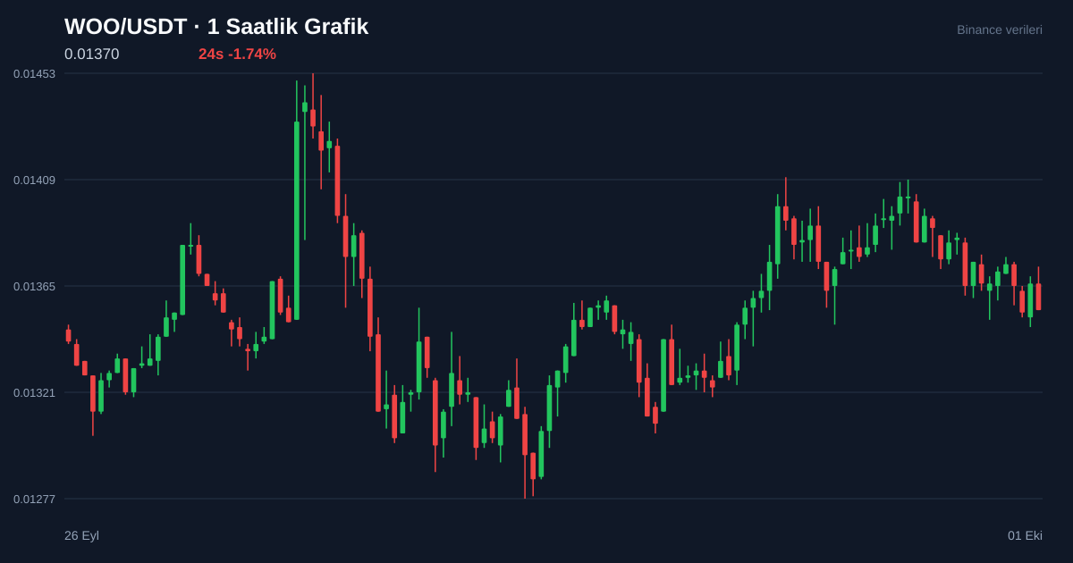 WOO/USDT 1 saatlik statik fiyat grafiği